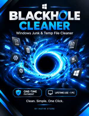 BlackHole Cleaner — Windows Junk & Temp File Cleaner LifeTime